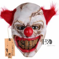 Страшная маска страшного клоуна Scary Clown Latex Mask