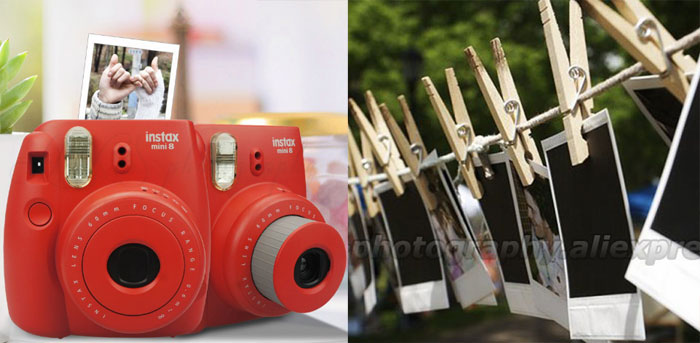 Дешево Фотоаппарат для моментальной печати с фотобумагой купить Fuji-Fujifilm-Instax-Mini-8