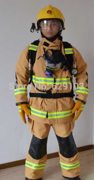Пожарный костюм снаряжение пожарного 