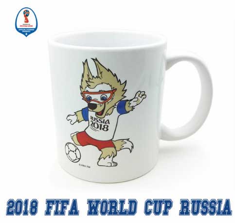 Сувенирная чашка Забивака Чемпионат мира по футболу 2018