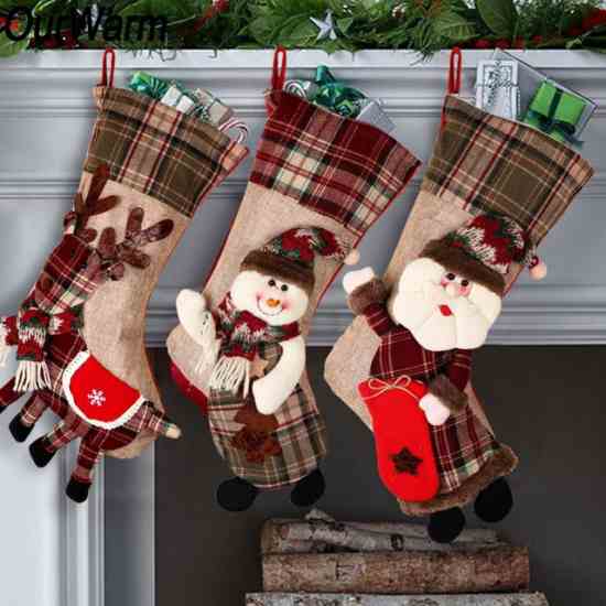 Рождественский чулок носок для подарков