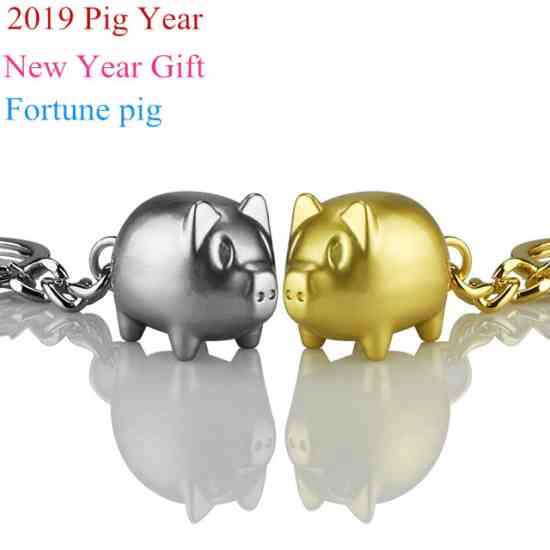 Брелок-свинья символ 2019 года