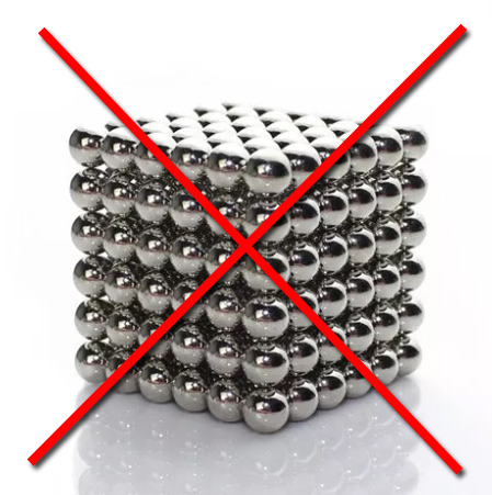 Смертельные магнитные шарики запрещены на Алиэкспресс